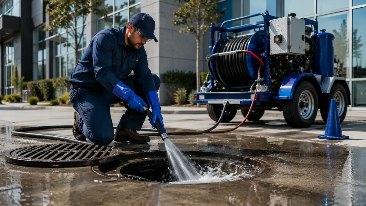 Commercial Hydro Jet Drain Cleaning in Rosamond