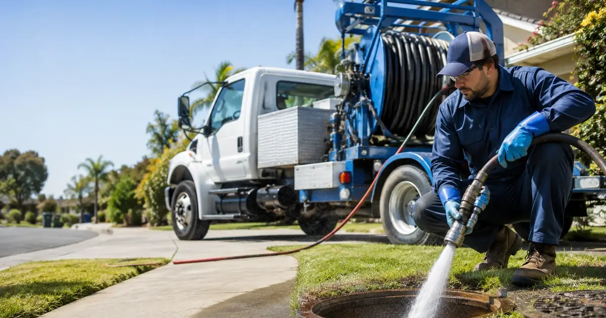Hydro jet sewer cleaning Rosamond