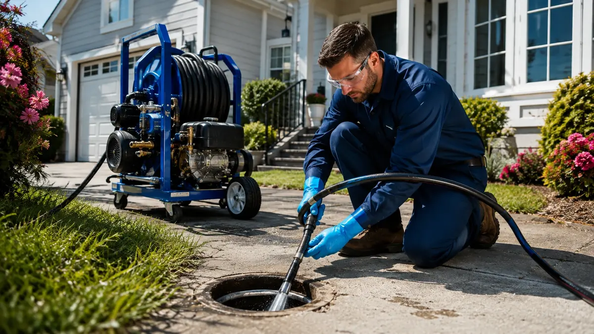 Residential Hydro Jet Drain Cleaning in Rosamond